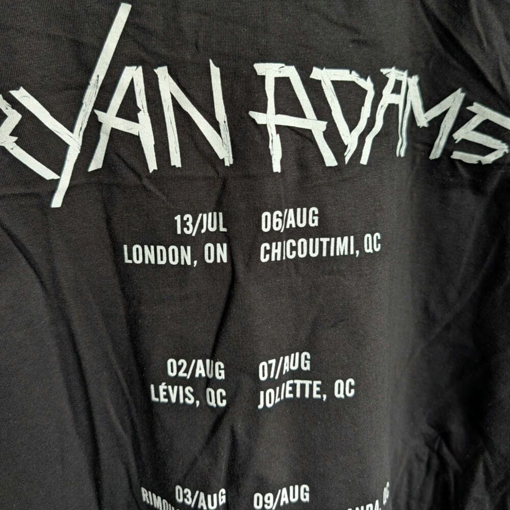 Bryan Adams "So Happy It Hurts" Black Shirt Size XL - Picture 5 of 5